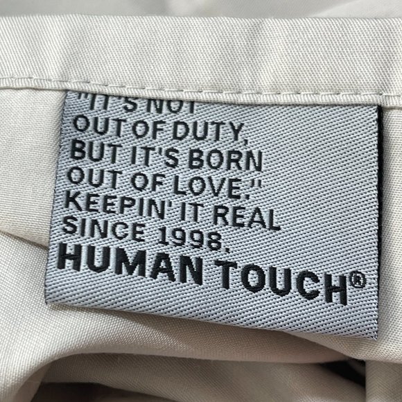 HUMAN TOUCH Set of 2 Gray Hit by Love Standard Pillow Cases Covers - Picture 6 of 7